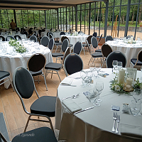 Sachets de lavande pour un grand mariage