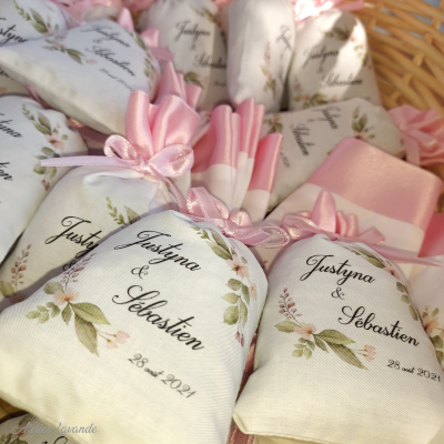 Sachets de lavande mariage