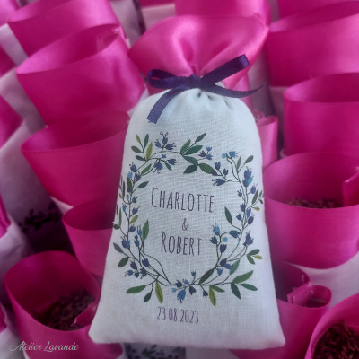 Sachets de lavande mariage