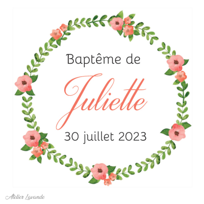 Maquette Sachet de lavande pour mariage