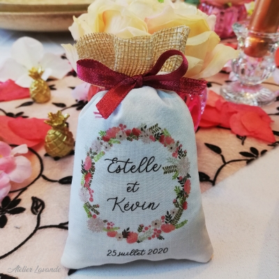 Sachets de lavande mariage avec impression personnalis e Atelier