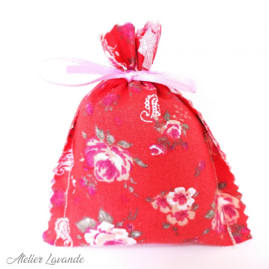 Sachet de lavande déco motif floral référence Carmen Sachet de lavande déco motif floral référence Carmen
